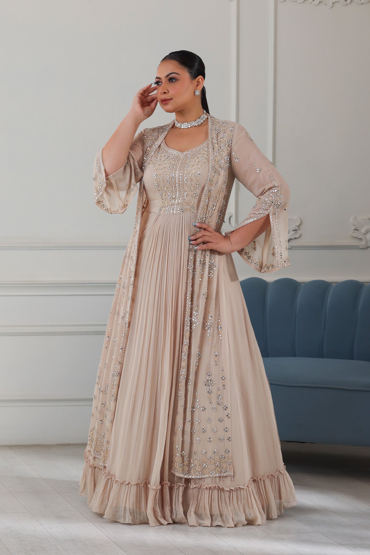 The New- Age Anarkali Suit