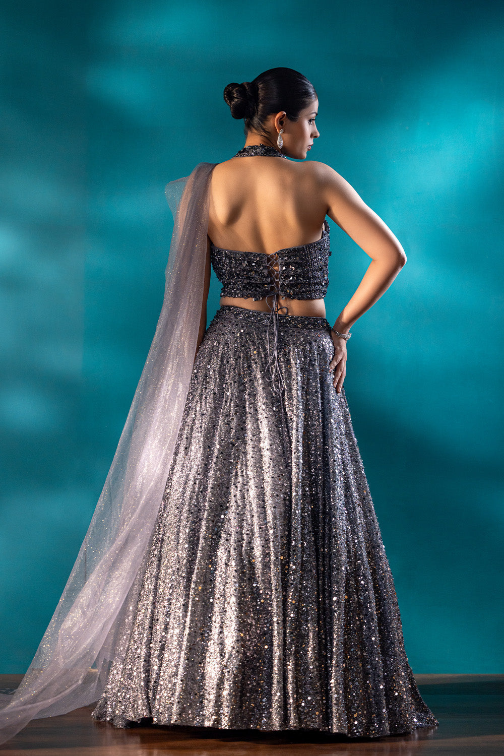 Silver Siren Lehenga Set