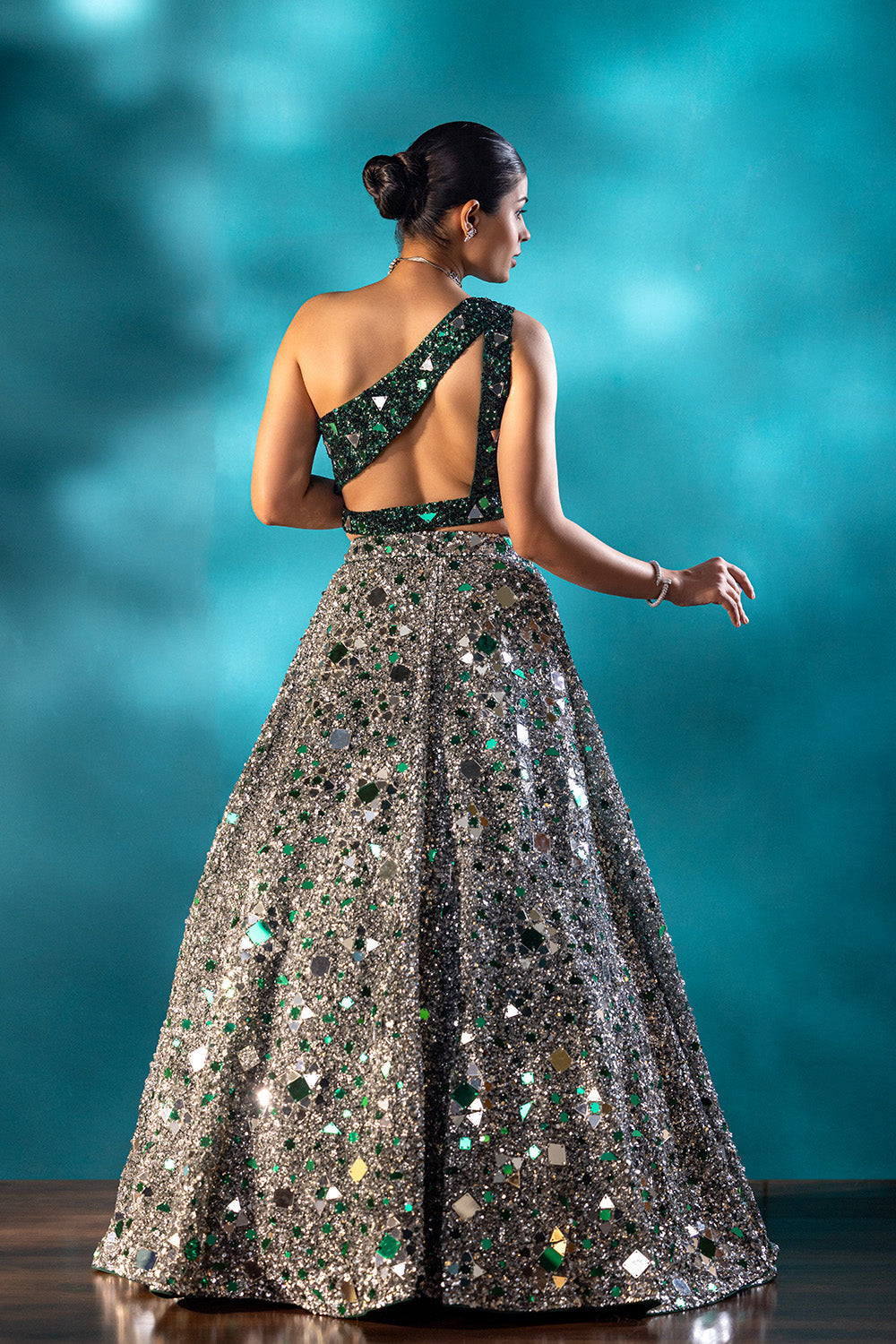 Imperial Ivy Lehenga set