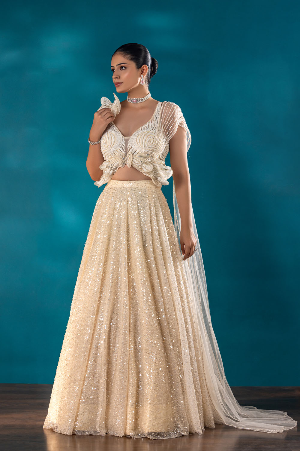 Ivory Whisper Lehenga Set