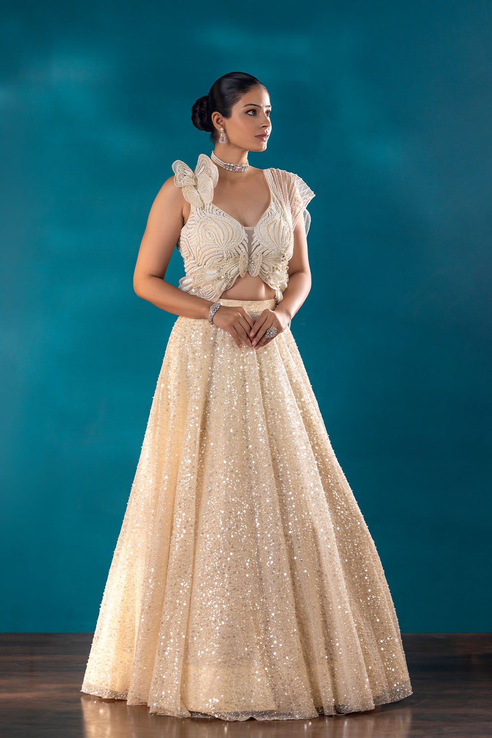 Ivory Whisper Lehenga Set