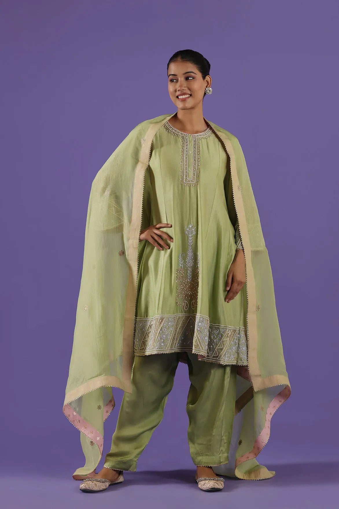 Vaidehi Short Anarkali set