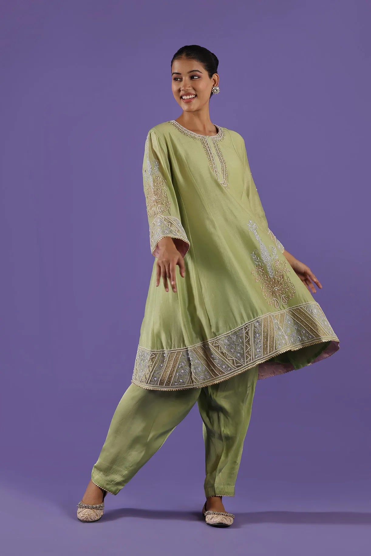 Vaidehi Short Anarkali set