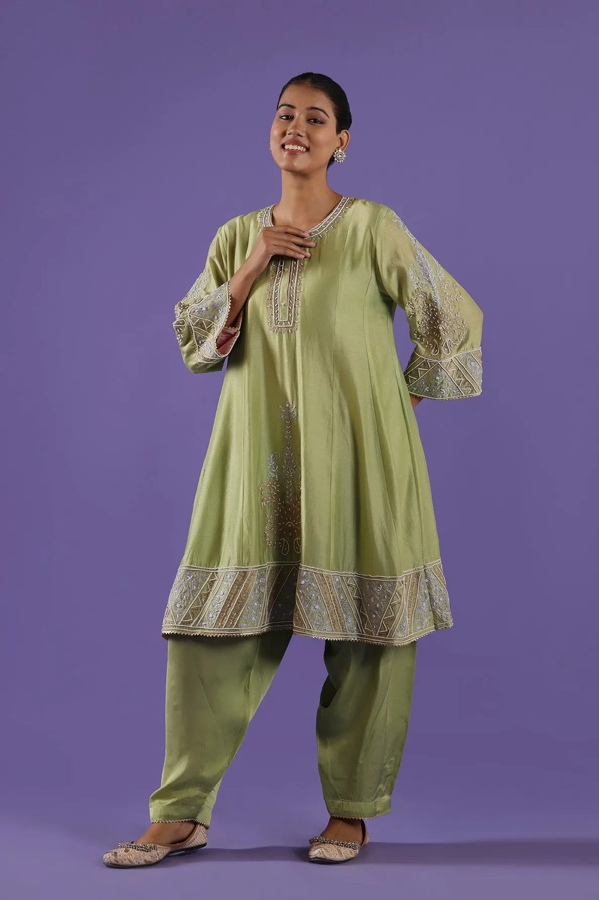 Vaidehi Short Anarkali set