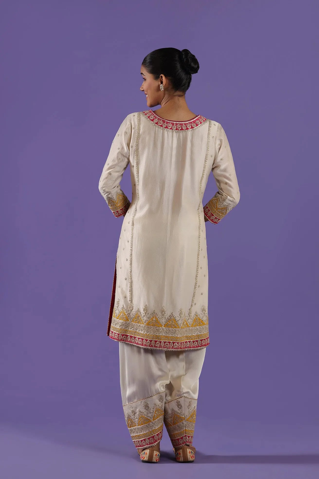 Kaushiki Short shirt and Salwar set