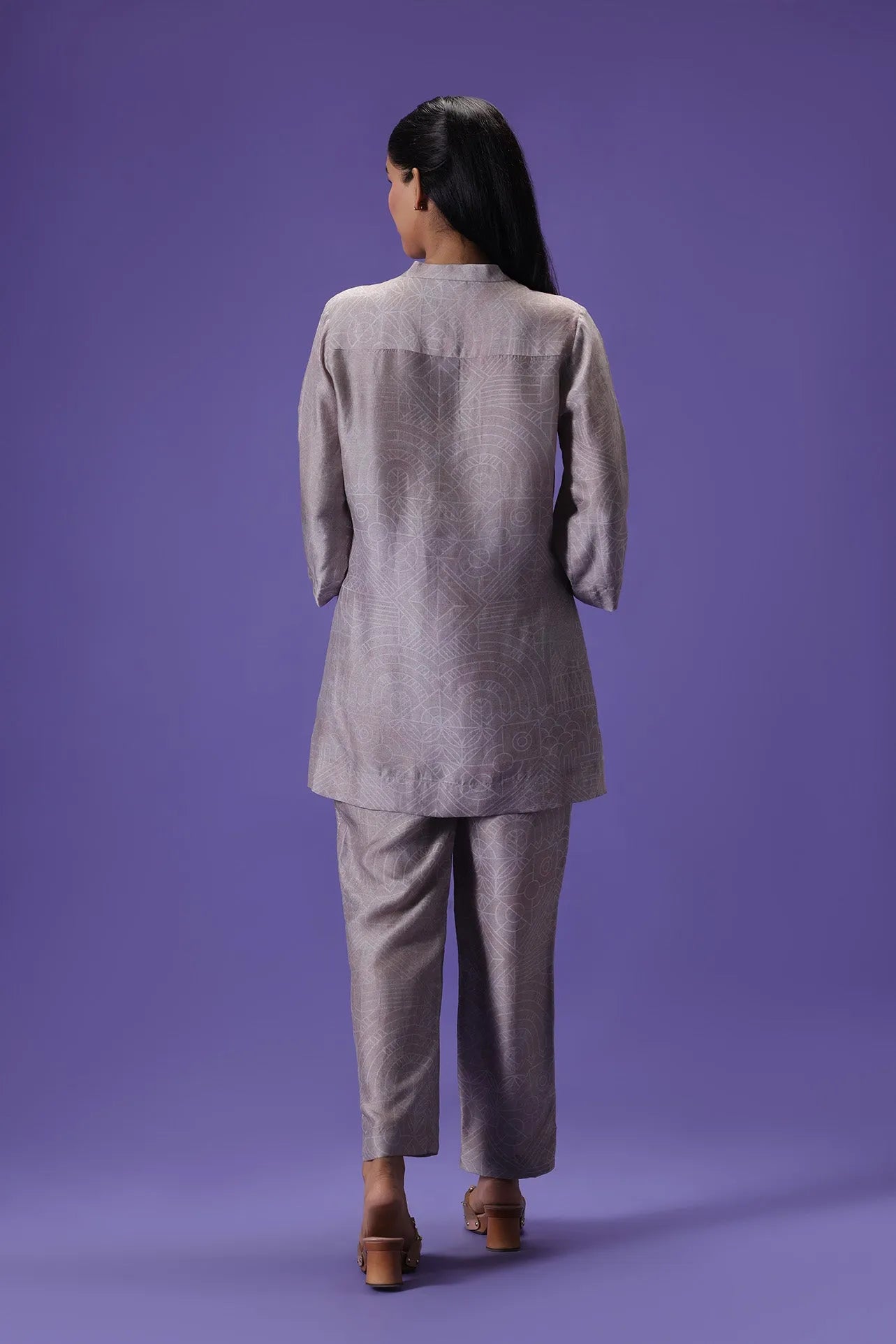 Dusky Petals Short Kurta set