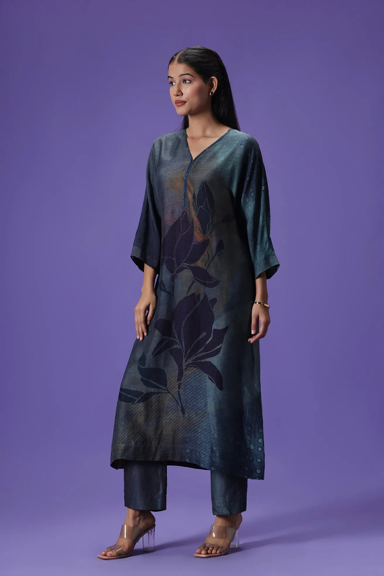 Twilight Grace Long Kurta Set