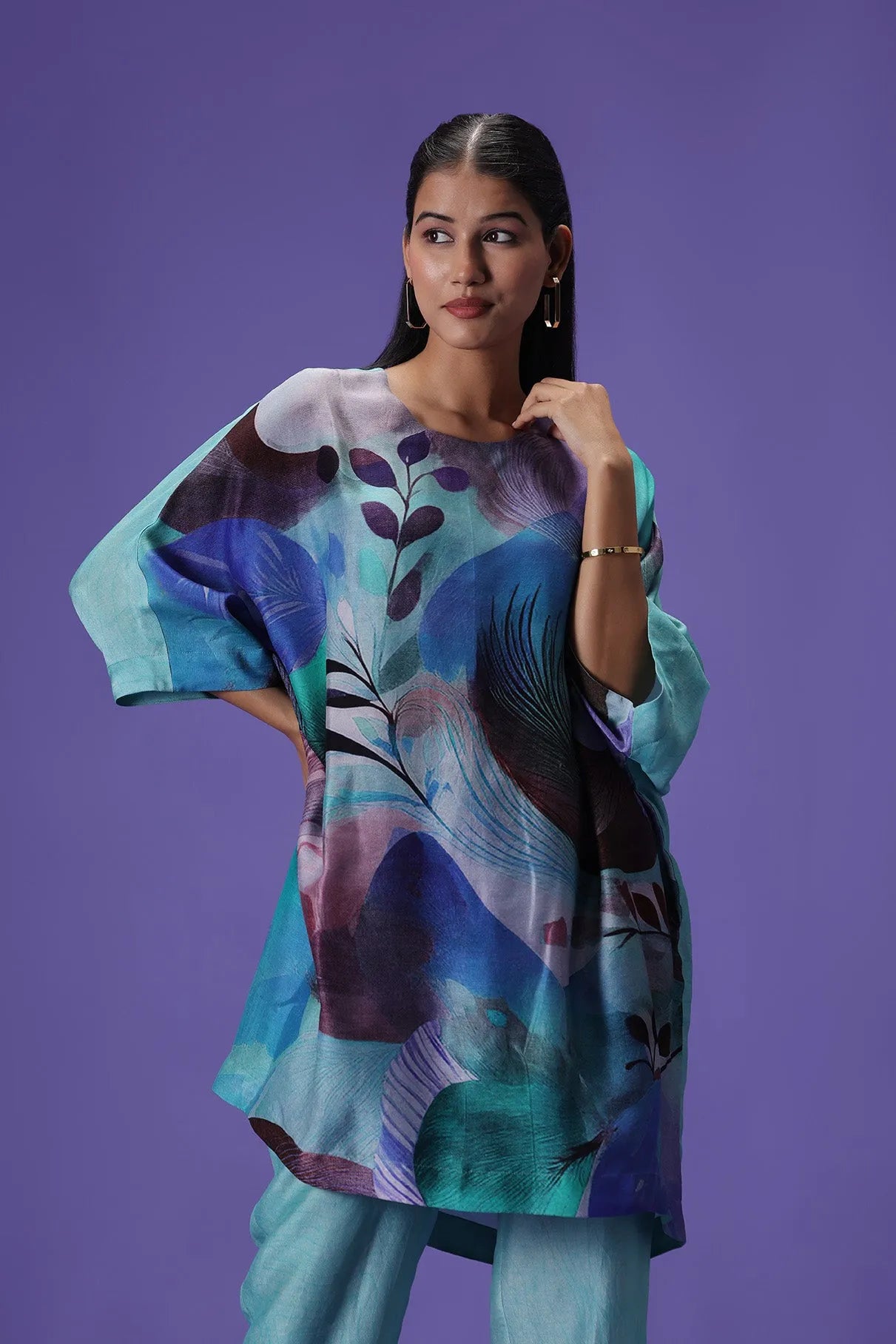 Serene Blossom Short Kurta set