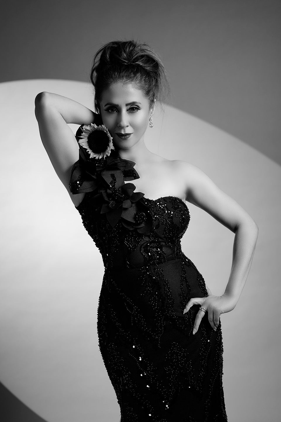 Urmila Matondkar in Starlit Noir