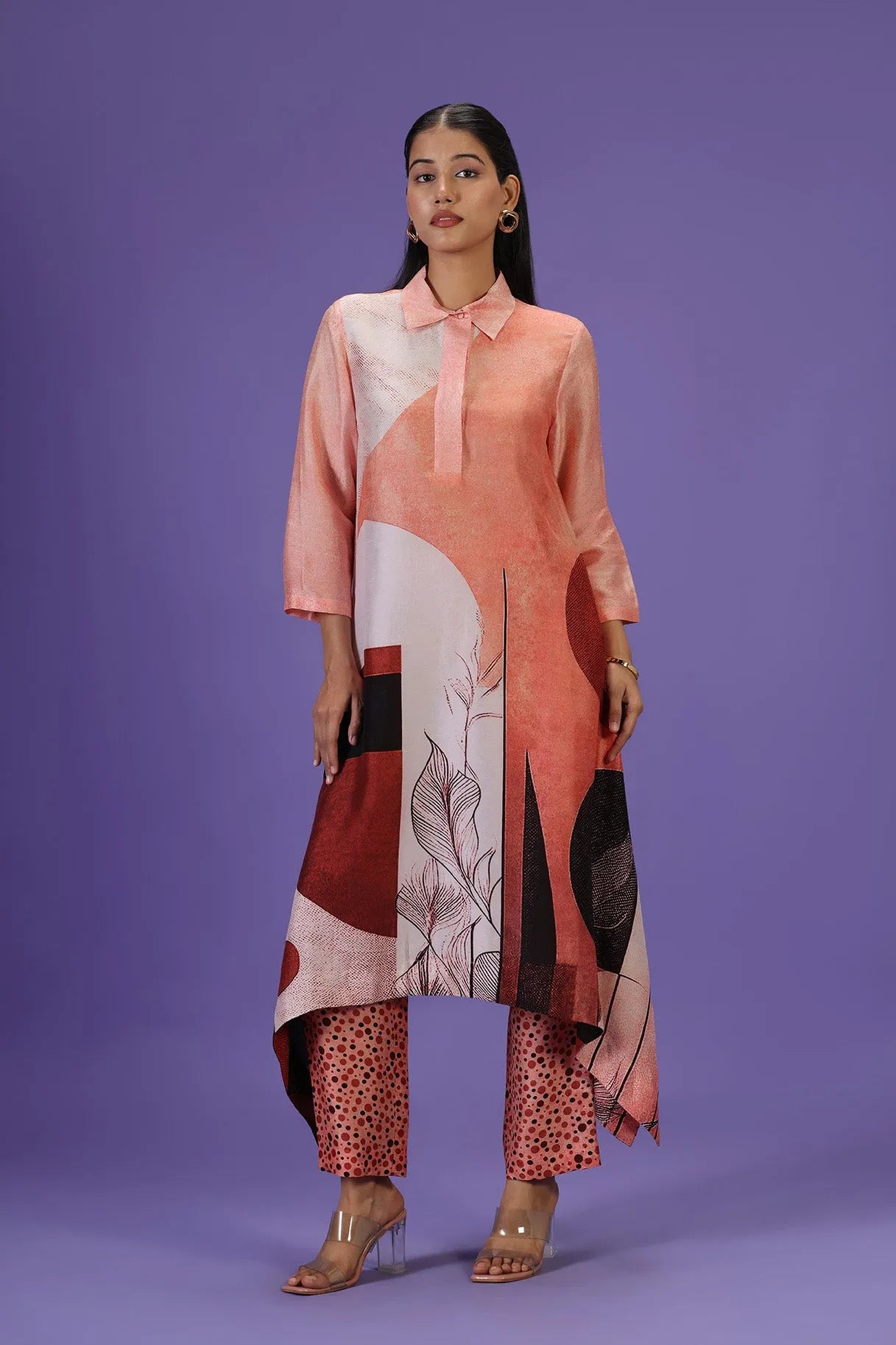 Sunset Serenade Long Kurta Set