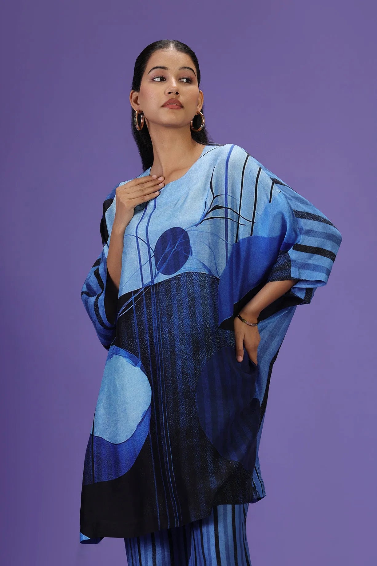 Blue Mirage Short Kurta Set