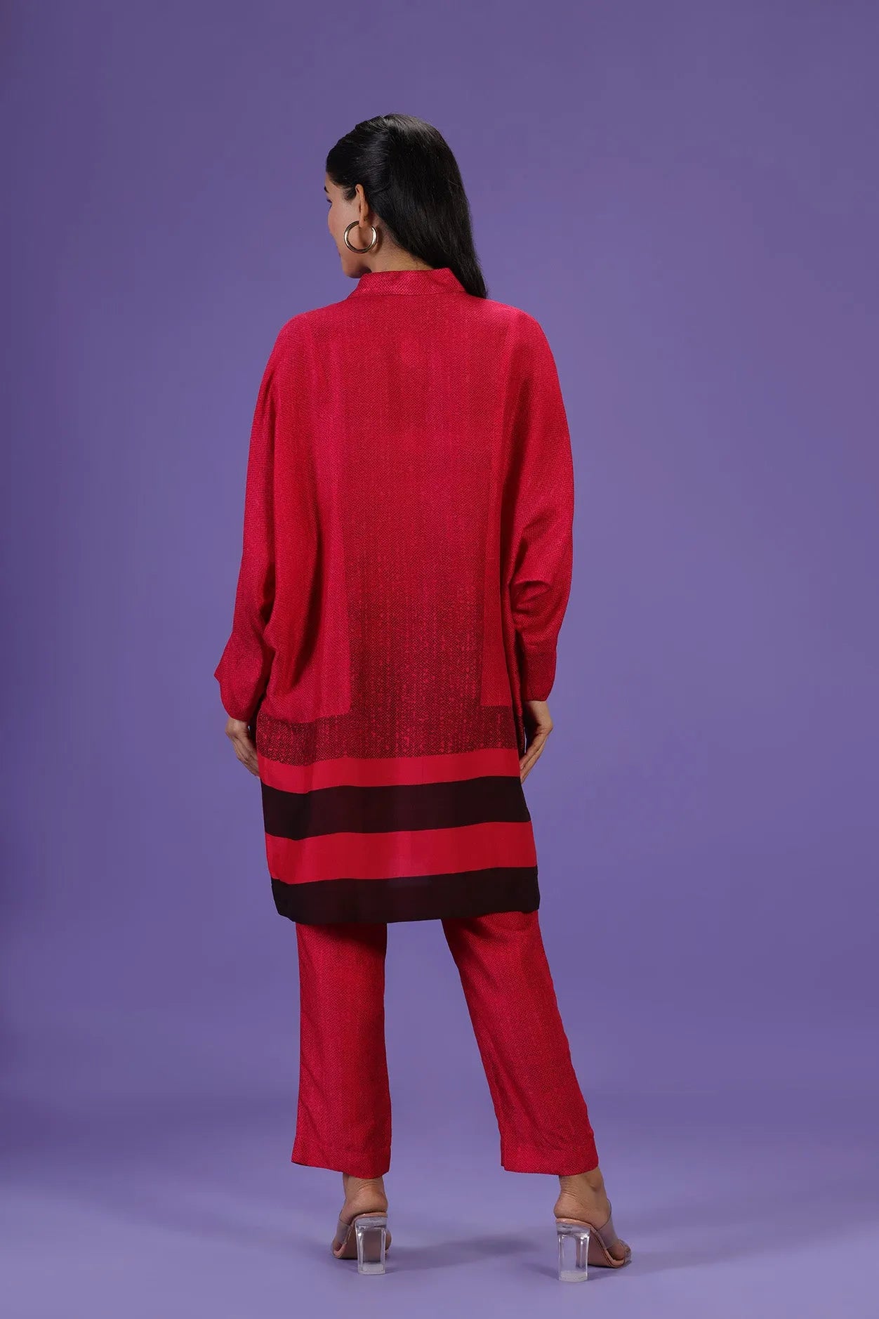 Red Reverie Short Kurta Set