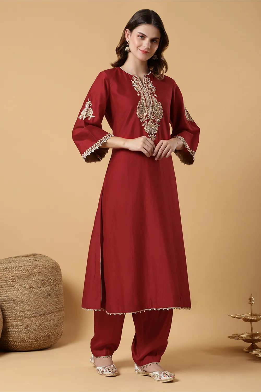 Ranjhna long kurta & salwar set