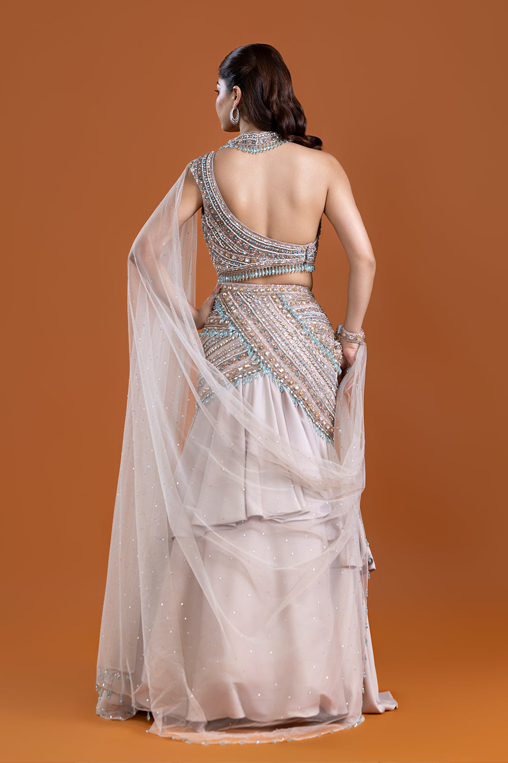 Sitara Beige Lehenga Set