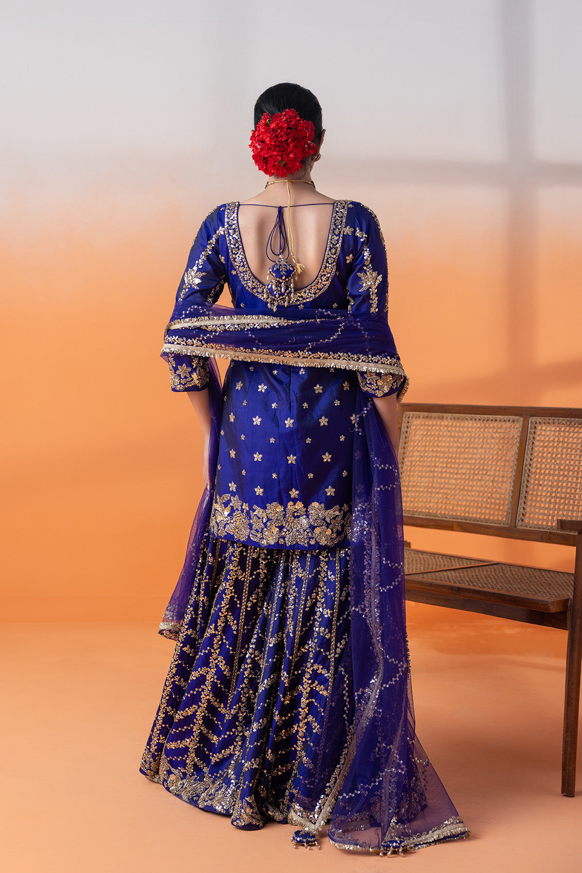 Riwaayat-e-Gulzar Purple Gharara Joda