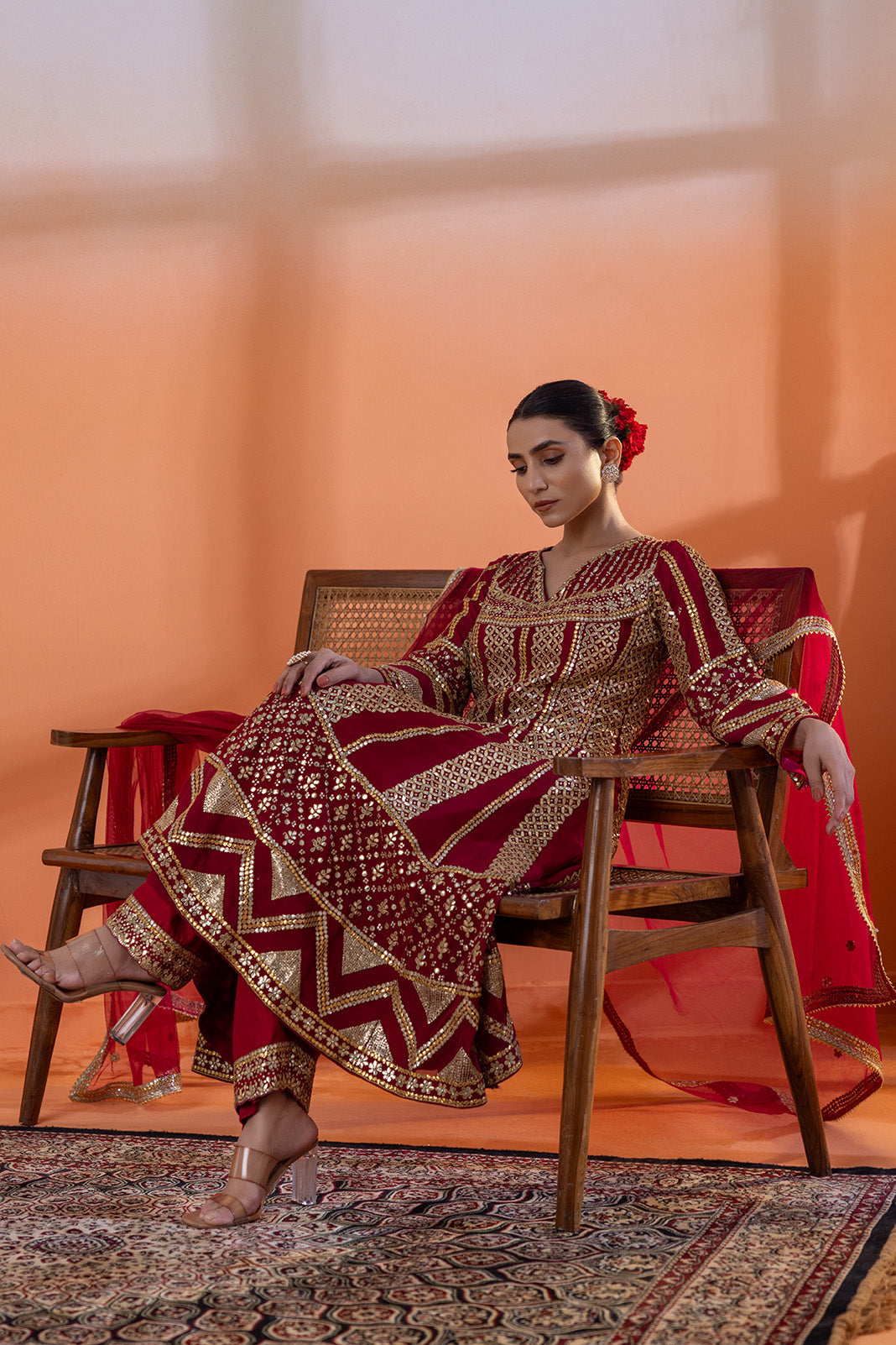 nawabi dress for ladies Bridal nawabi ghararas to look elegant at your summer wedding