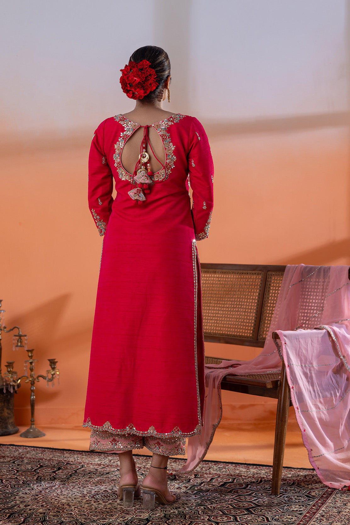 Noor-e-Magenta Regal Attire