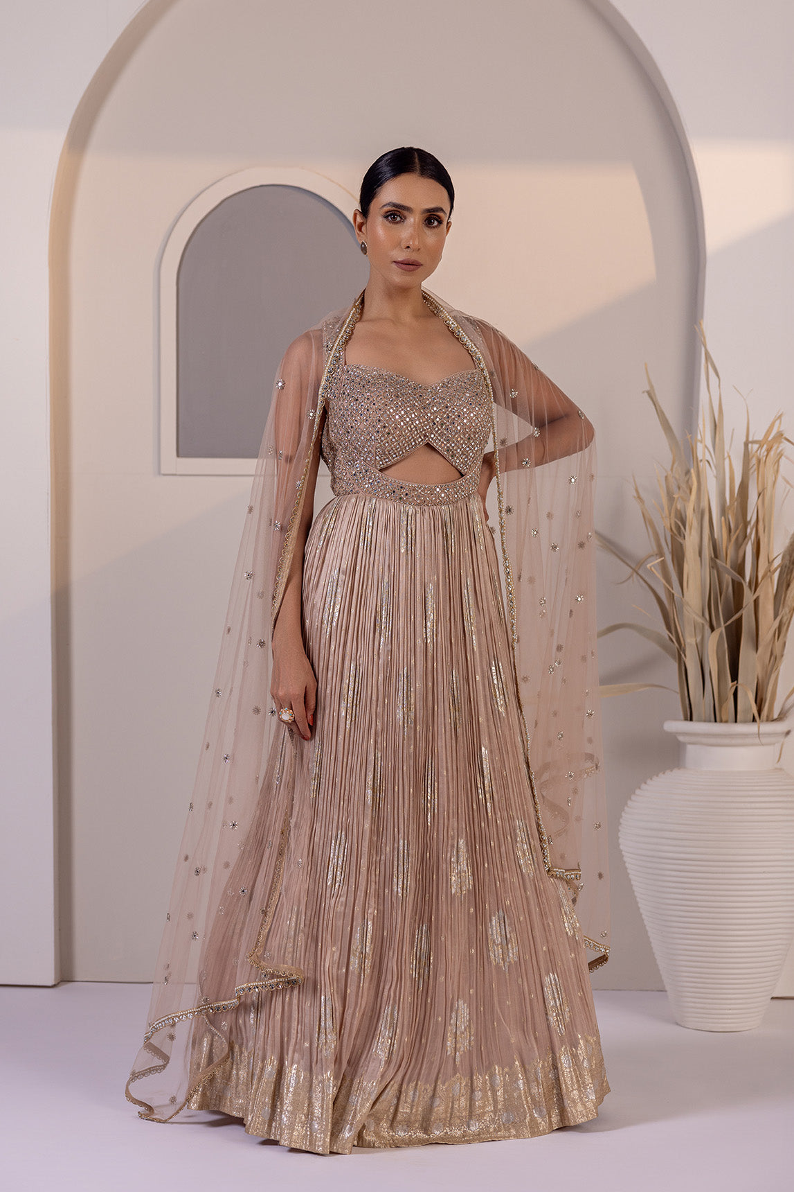 Ruhani Mehak Blush Anarkali Set