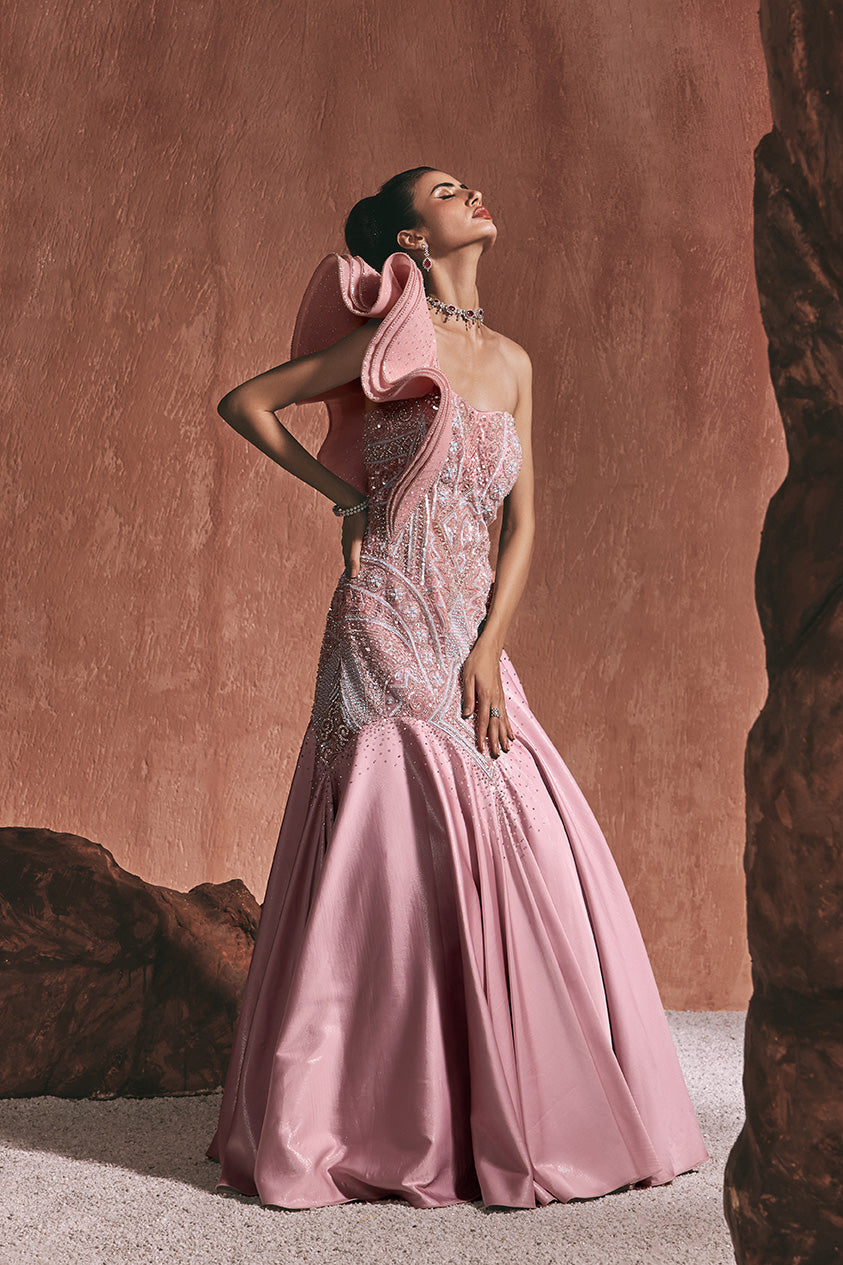 Blush Radiance Gown