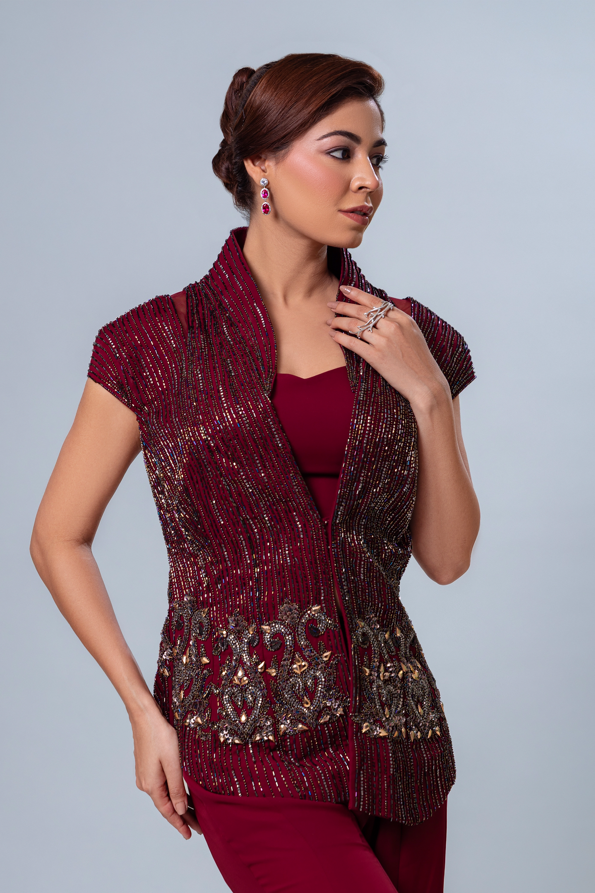 Rosalina Jacket Bustier & Bellbottoms Ensemble