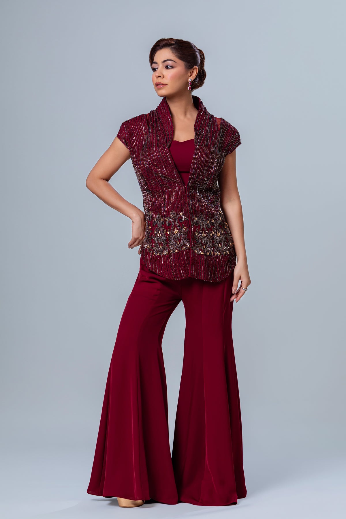 Rosalina Jacket Bustier & Bellbottoms Ensemble