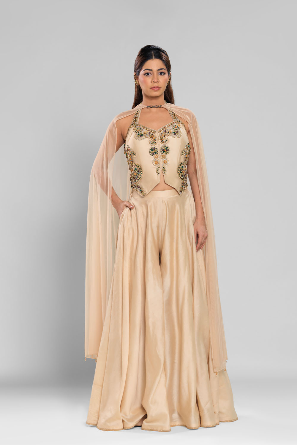 Zeenat Glow Sharara Set