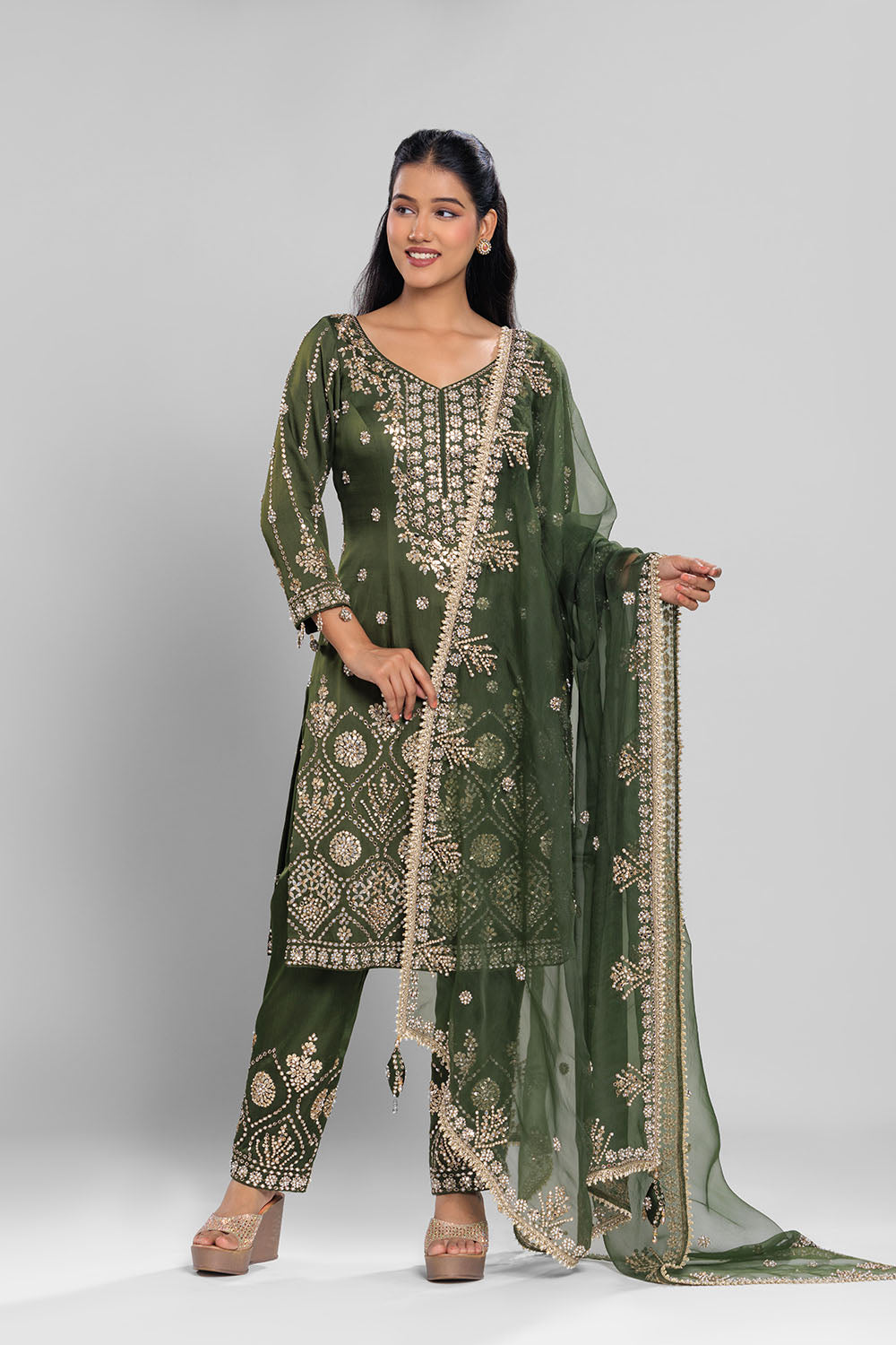 Zeenat Shirt and pant set