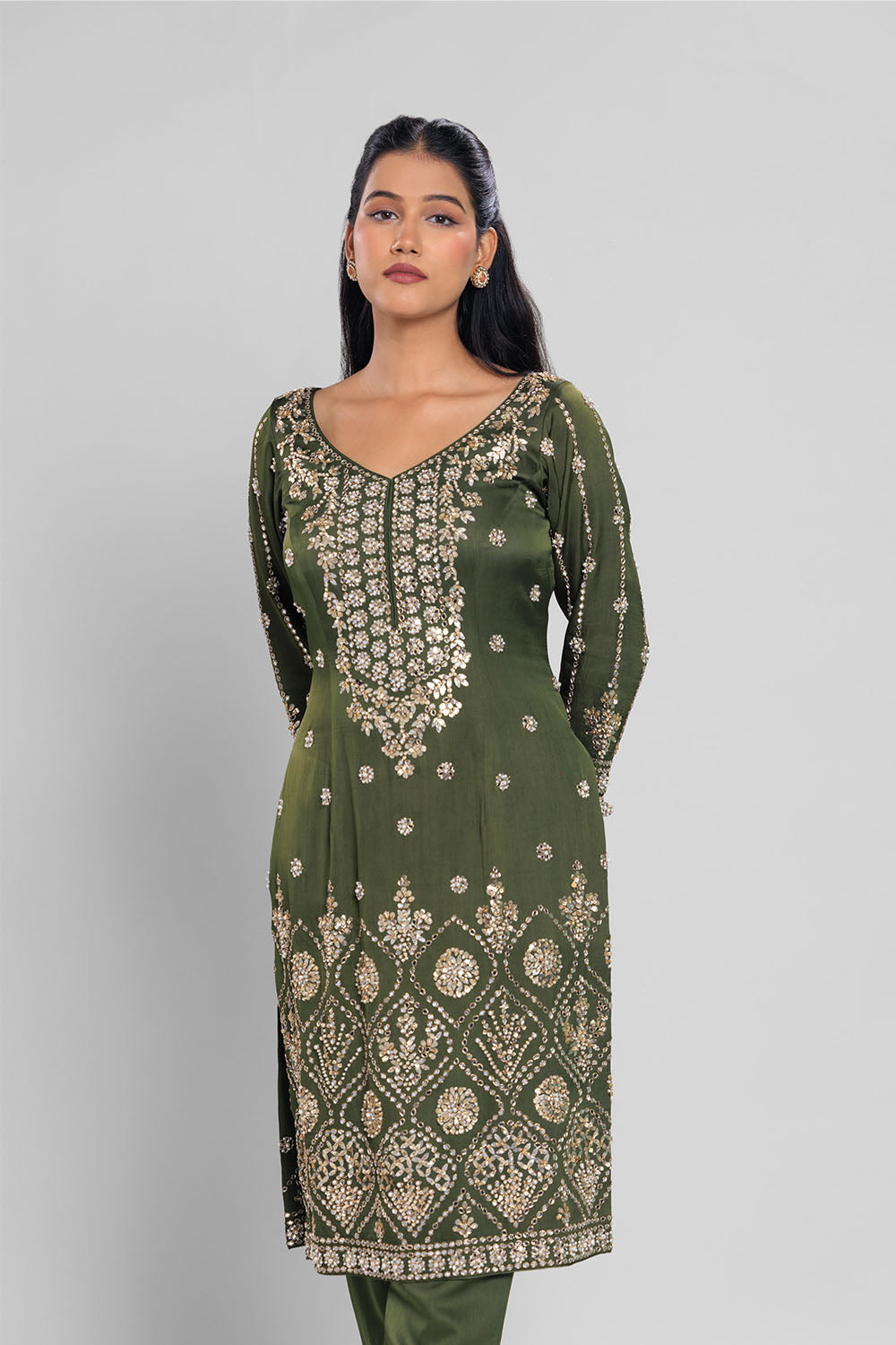 Zeenat Shirt and pant set - Roop Vatika Official