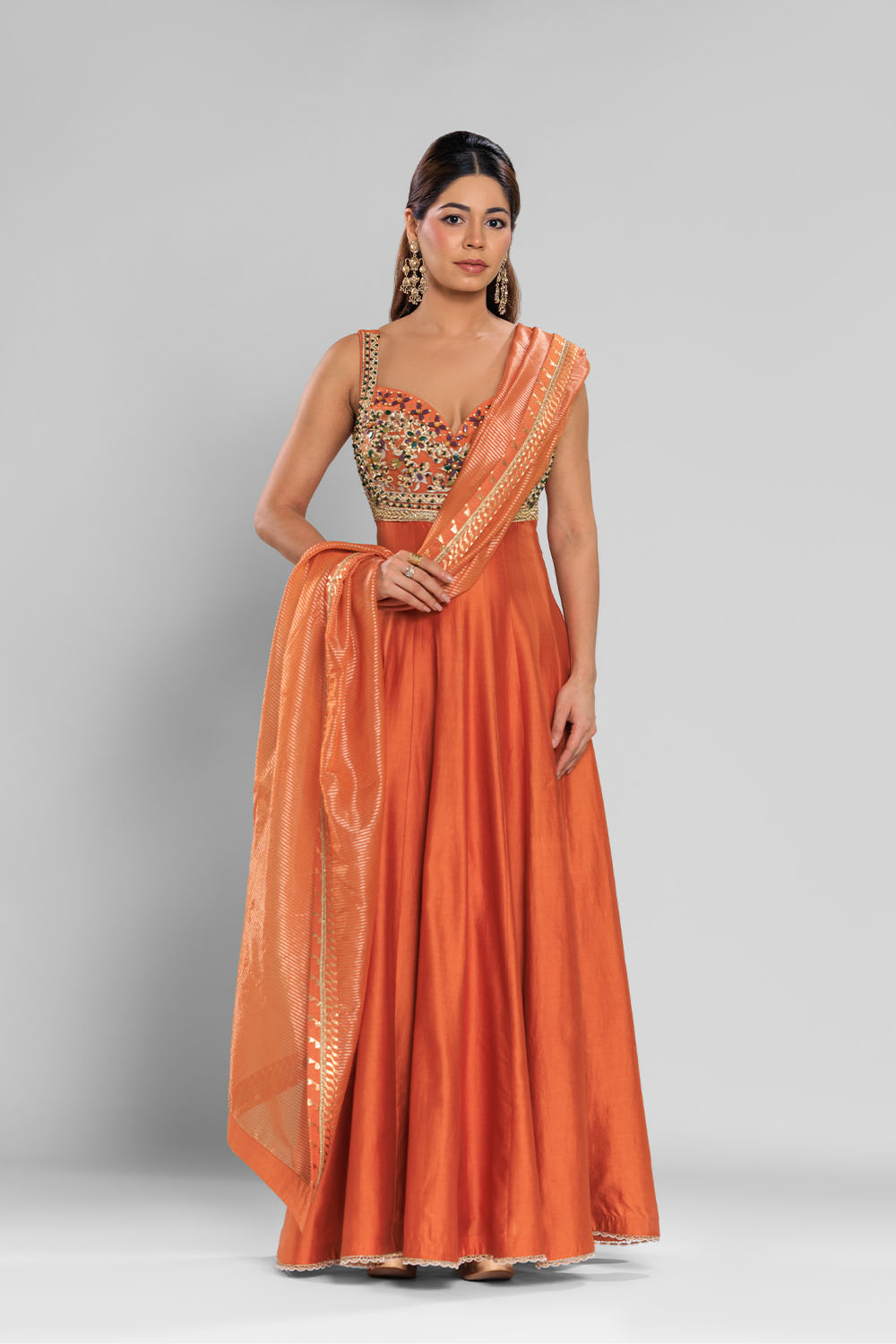 Adaa Rustique Anarkali set