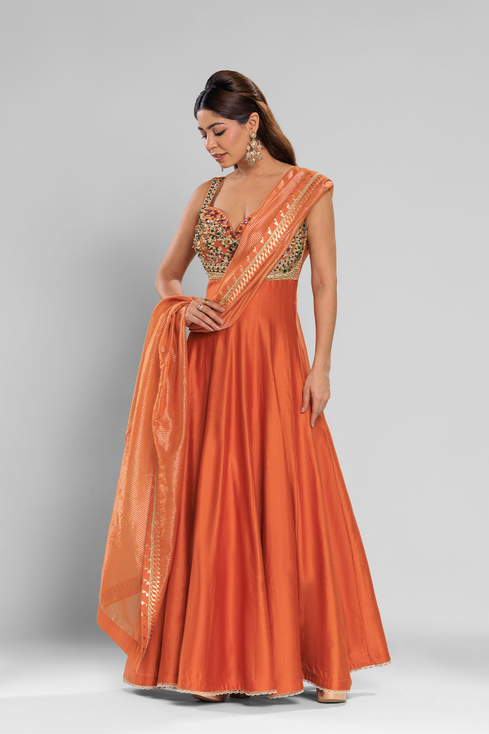 Adaa Rustique Anarkali set
