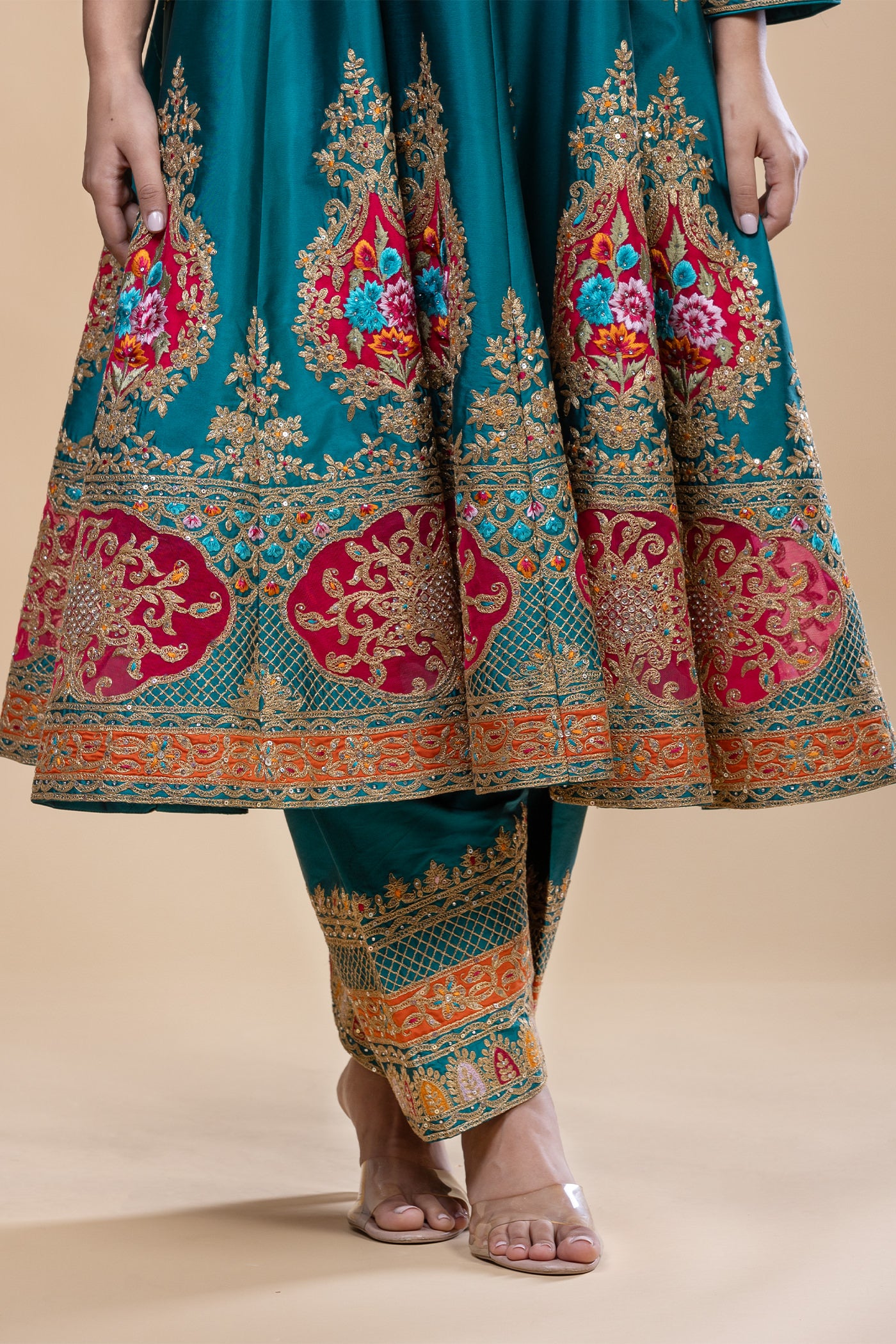 Hrisha Peacock Anarkali