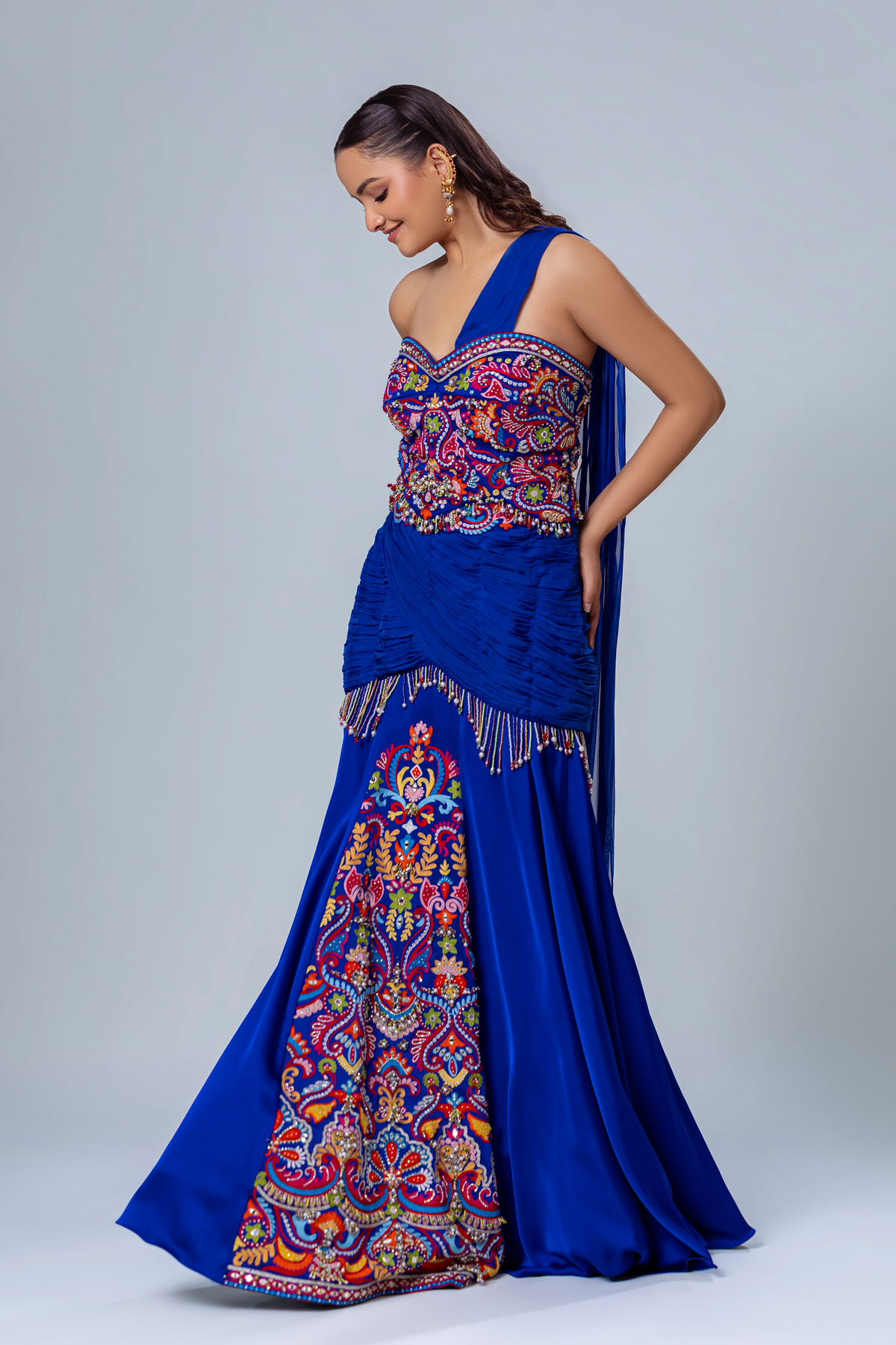 Riva Corset Drape Saree