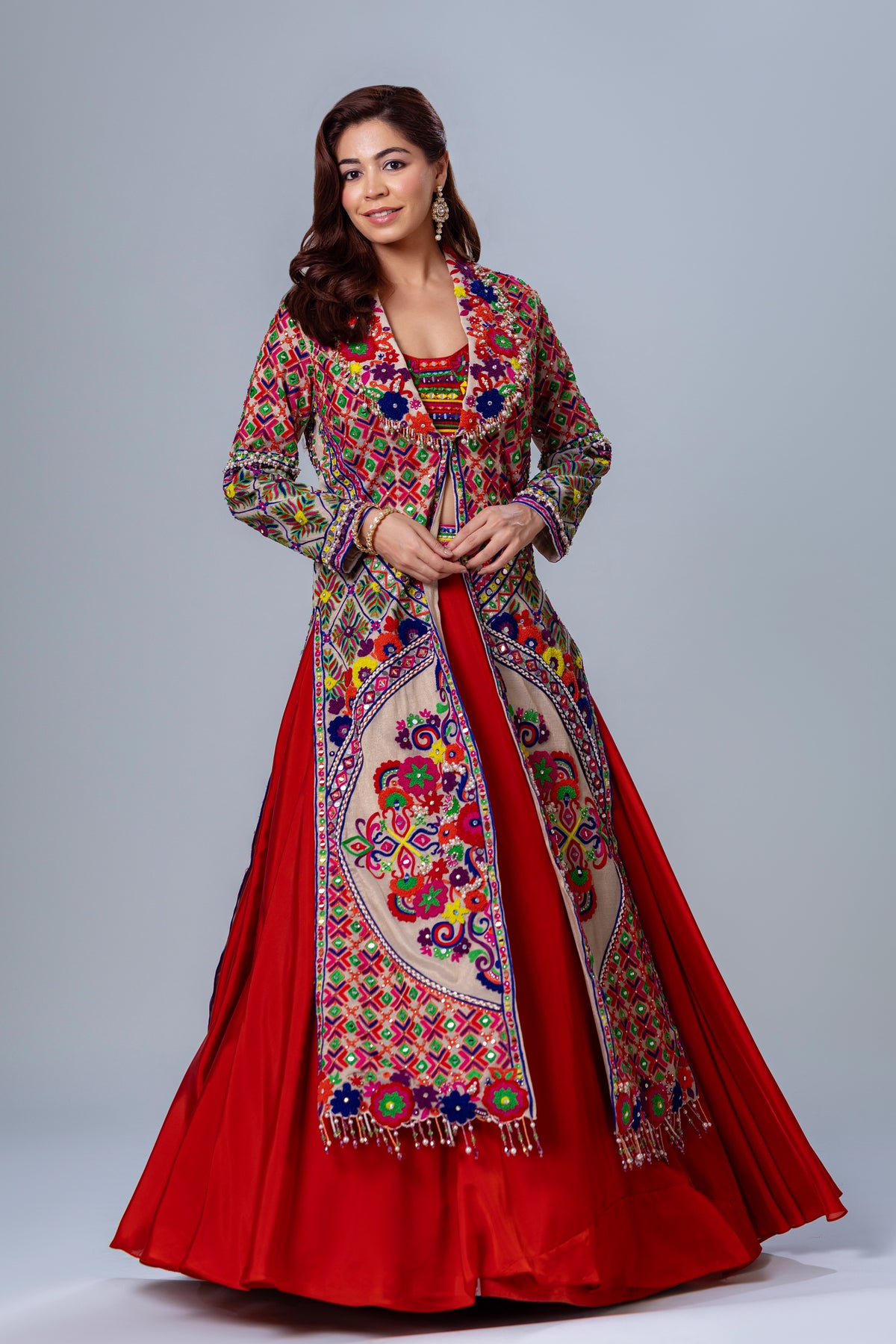 Raag Achkan Lehenga Set