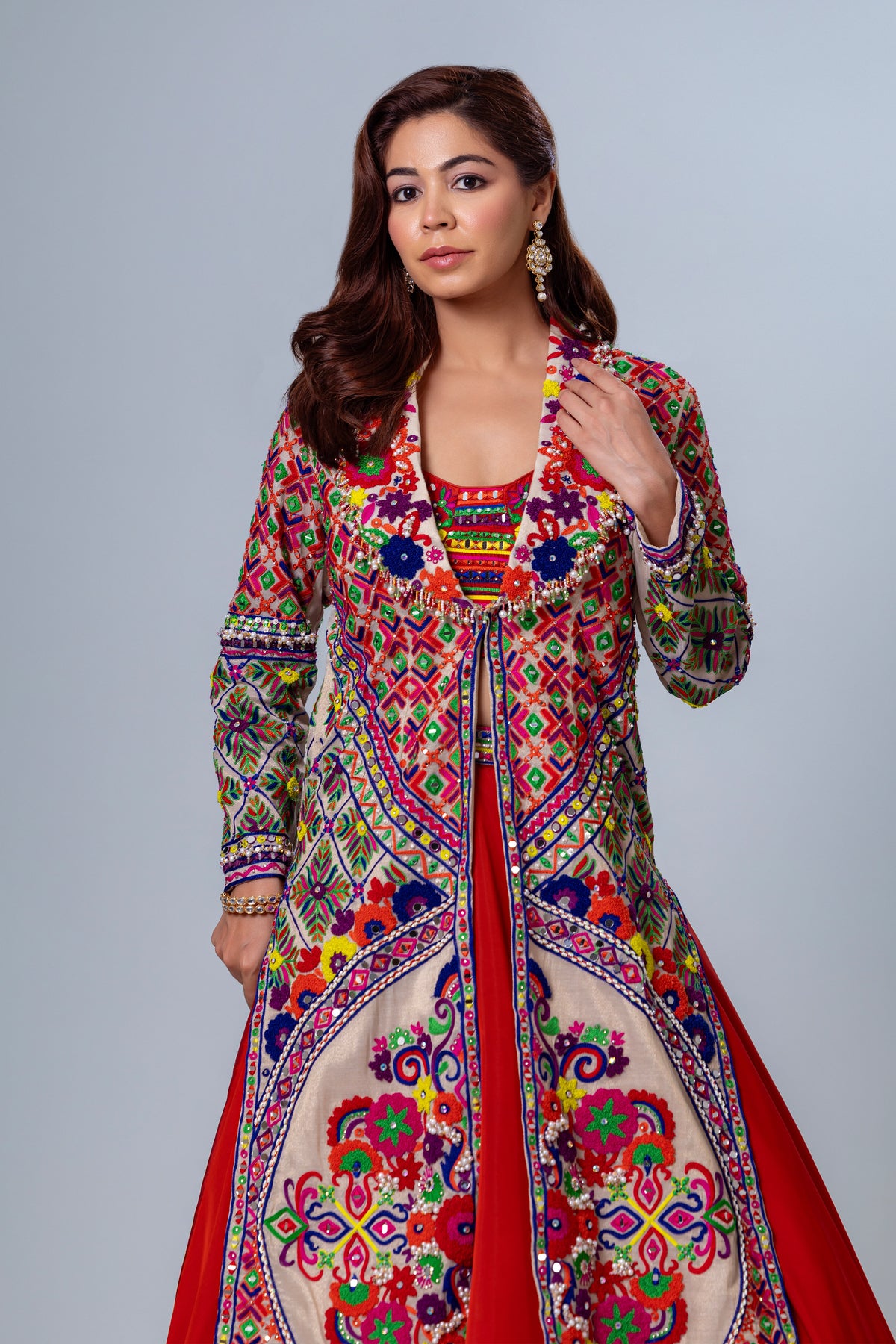 Raag Achkan Lehenga Set