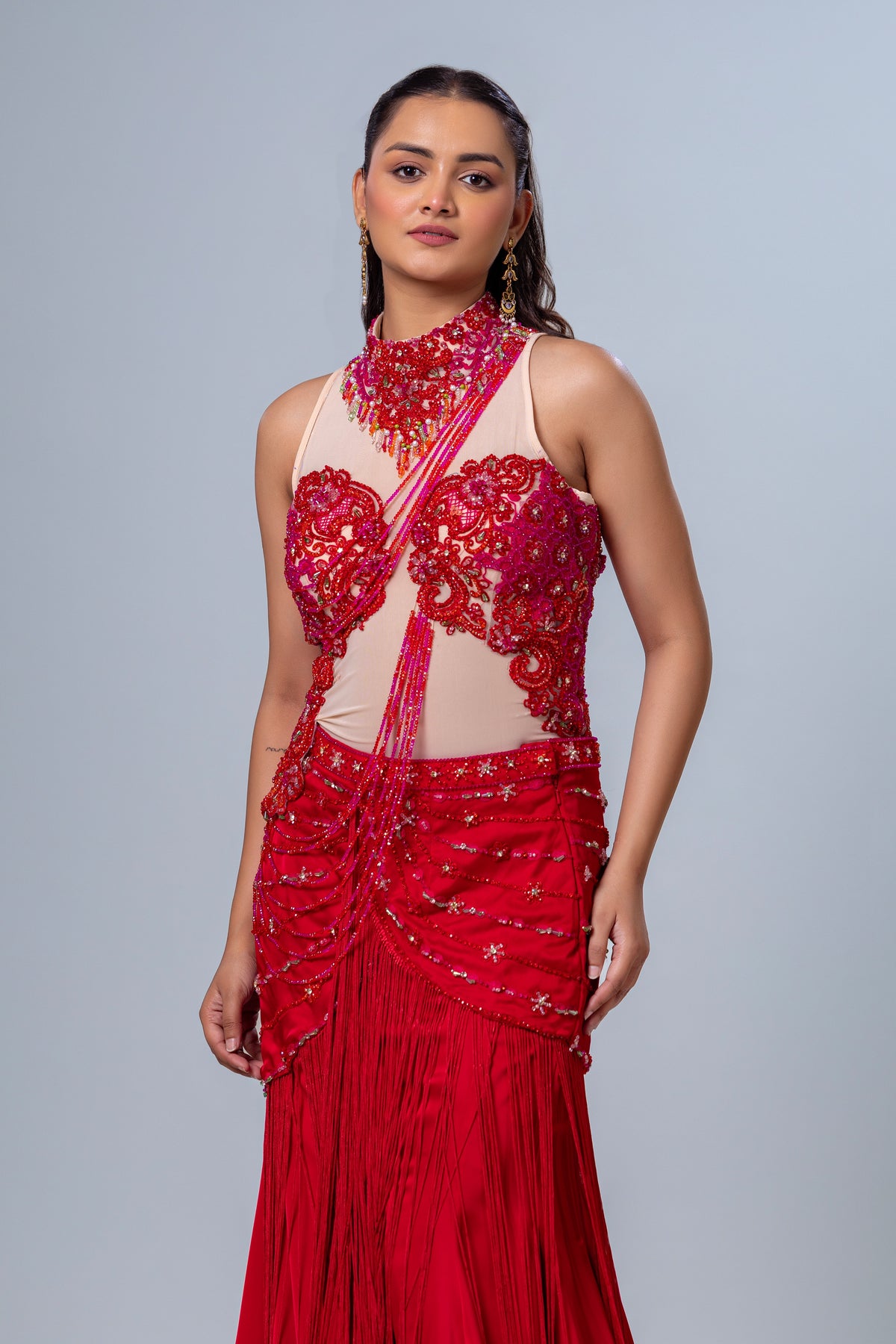 Noor Drape Saree Set