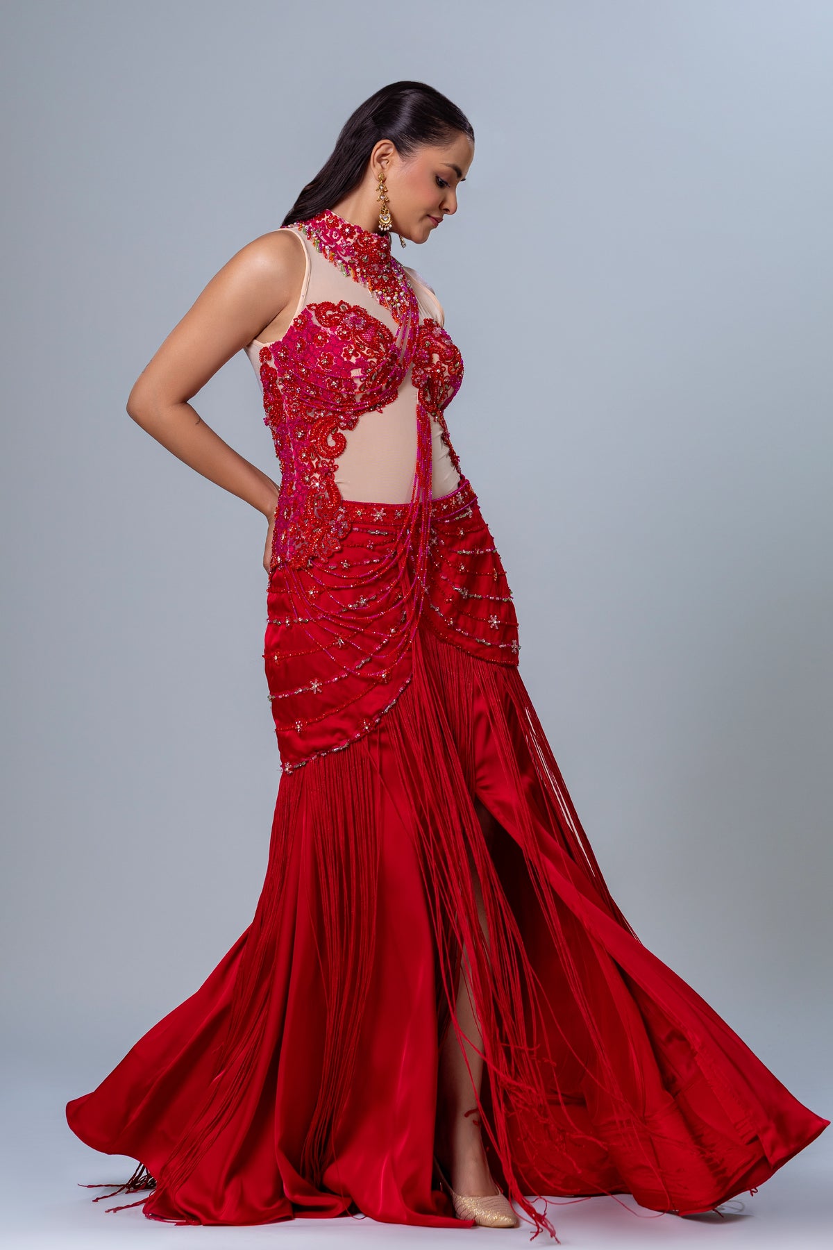 Noor Drape Saree Set