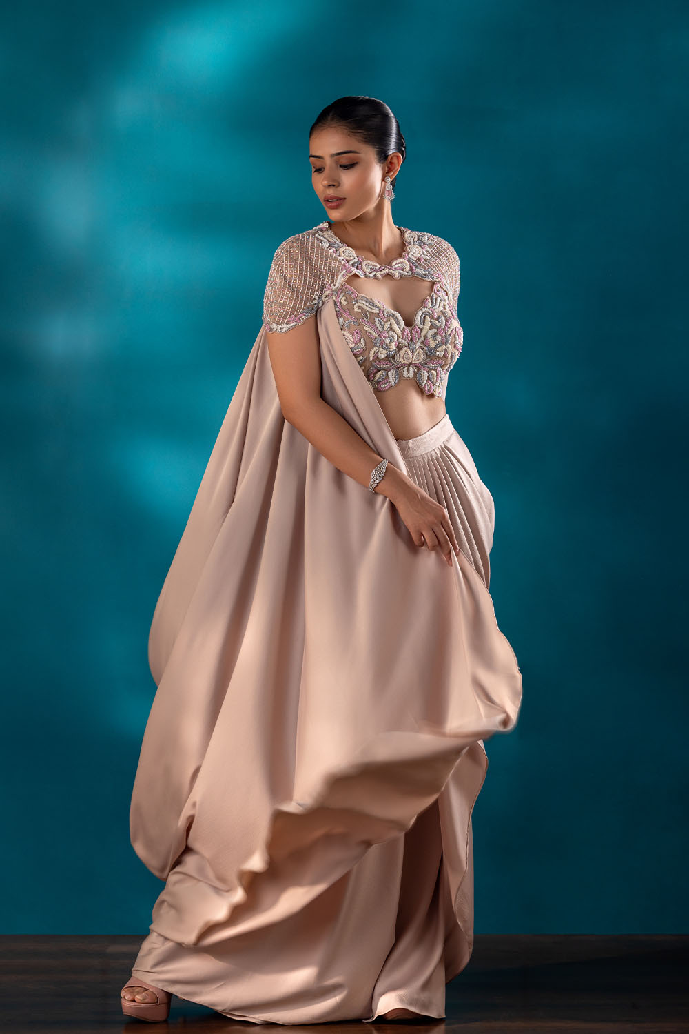 Pearl Mirage Drape Saree