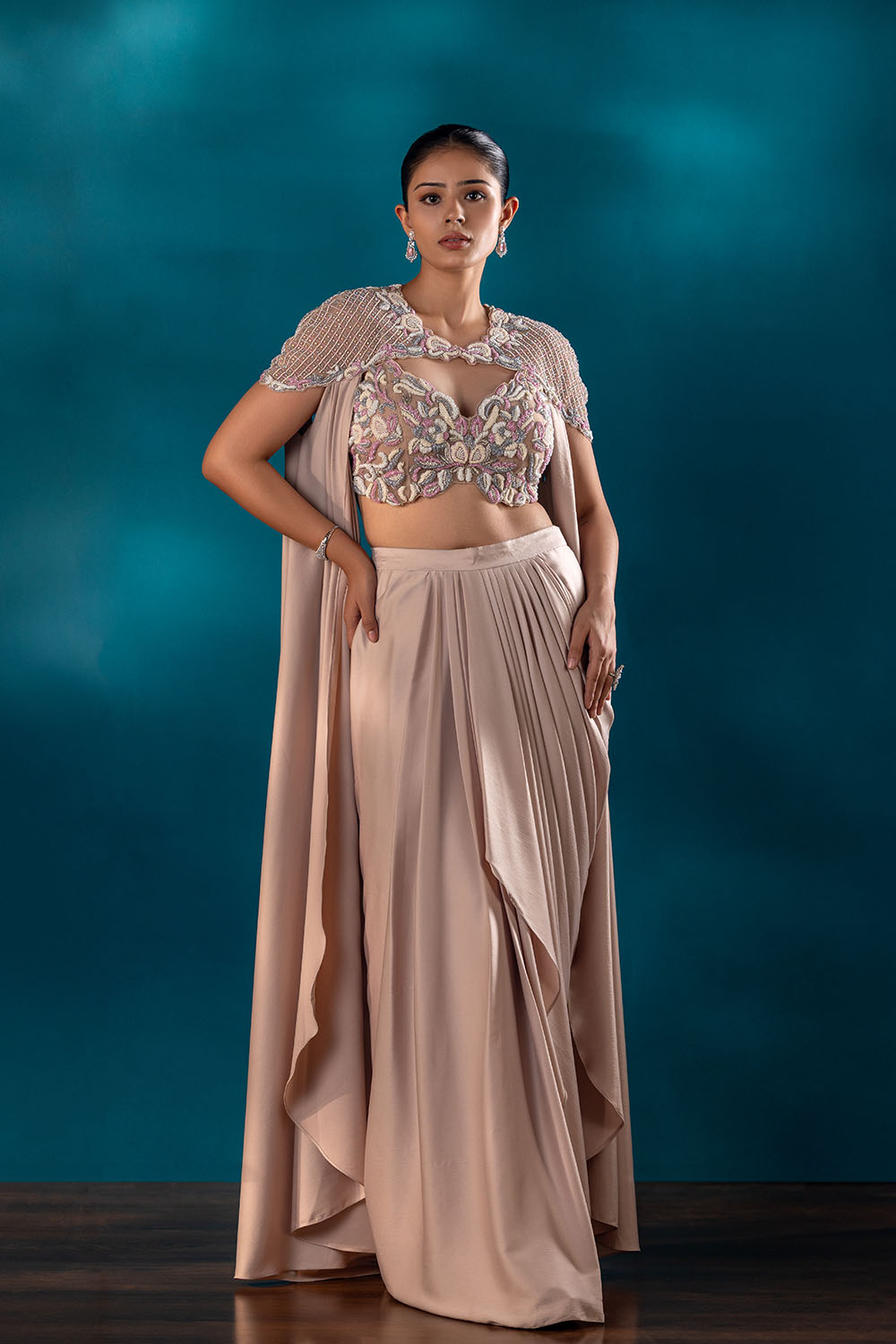 Pearl Mirage Drape Saree